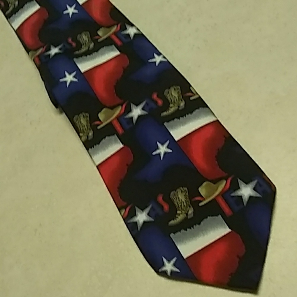 Fun Texas tie original.boot cowboy TX country cool